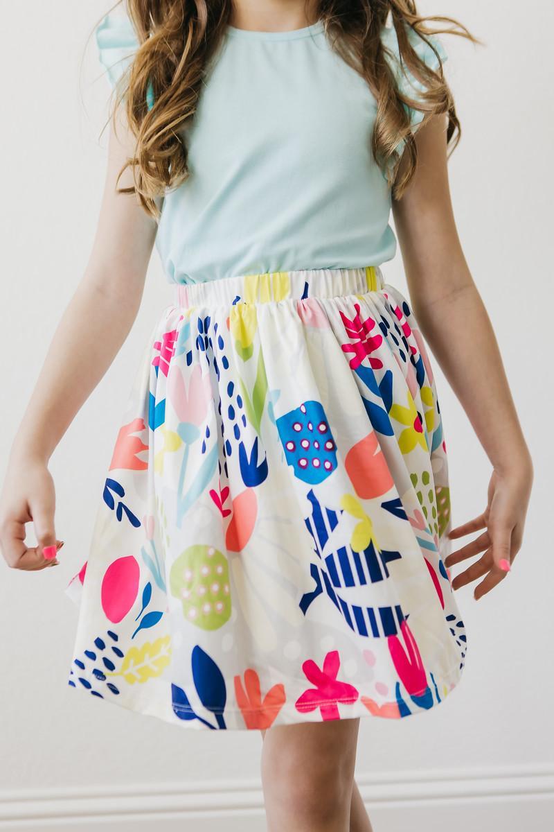 Sale Flower Market Twirl Skirt