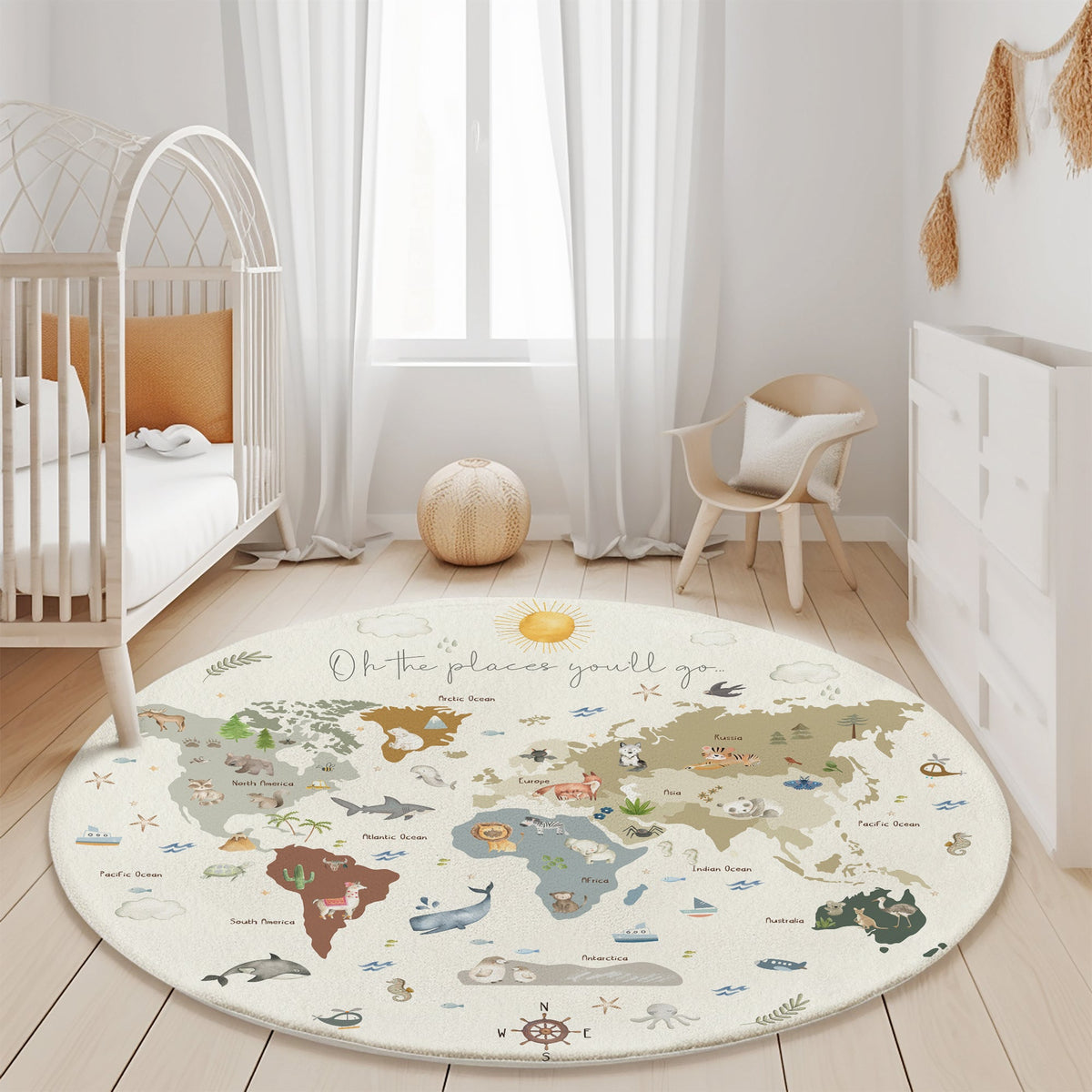 Our World Play Rug - Oh, The Places You'll Go / Adventures Await / Little Dreamer