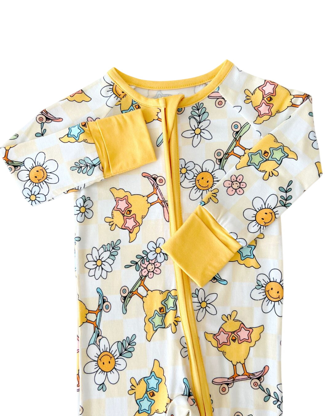 Easter Bamboo Zip Romper | Skater Chick