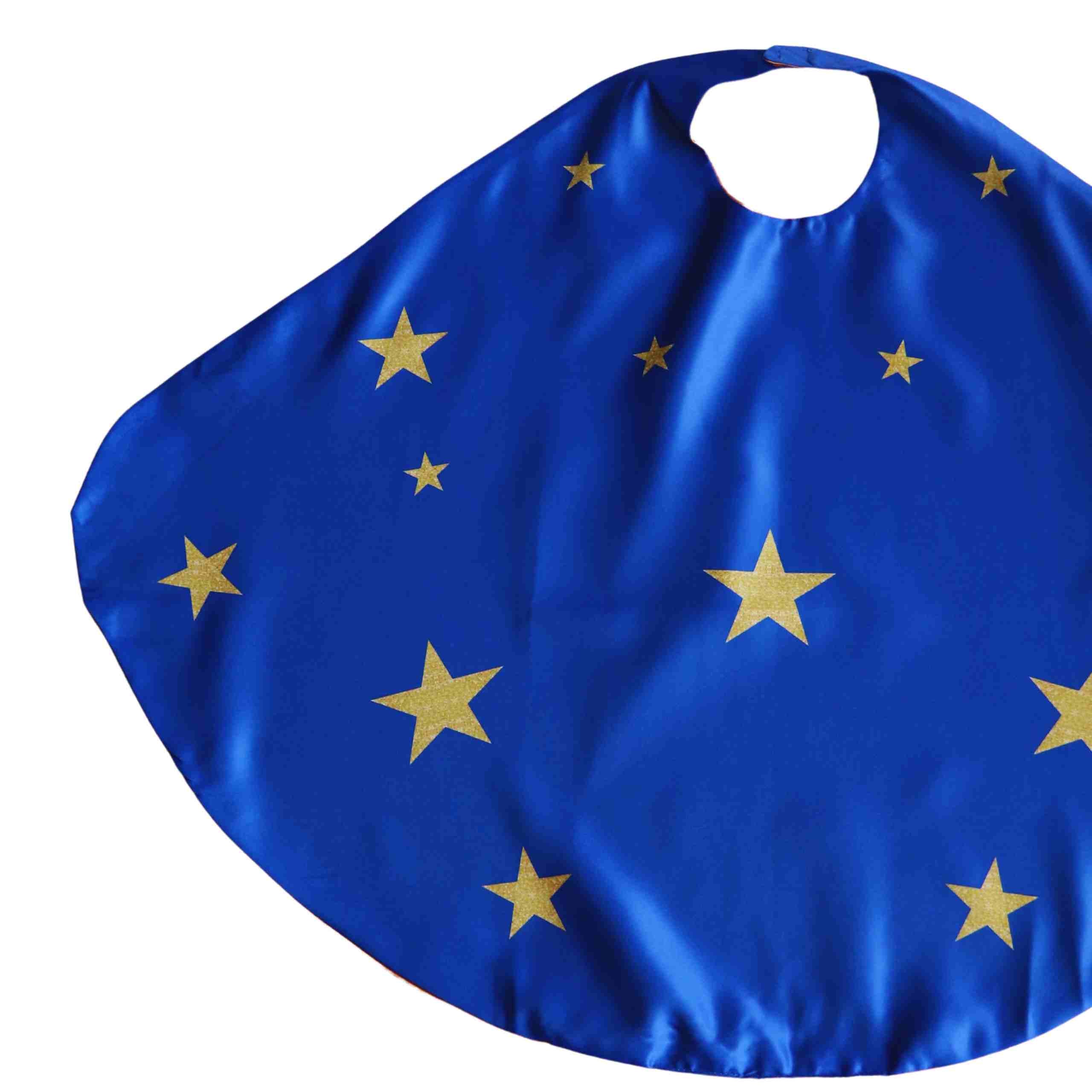 Superhero Star Power Cape Set, Blue