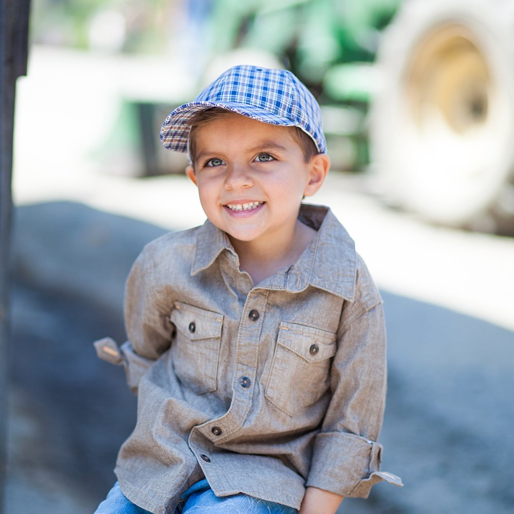 Kids Baseball Cap (age 2-4y) For Toddle Boys- Premium Quality, Stylish Baseball Hats For Children, Natural Cotton