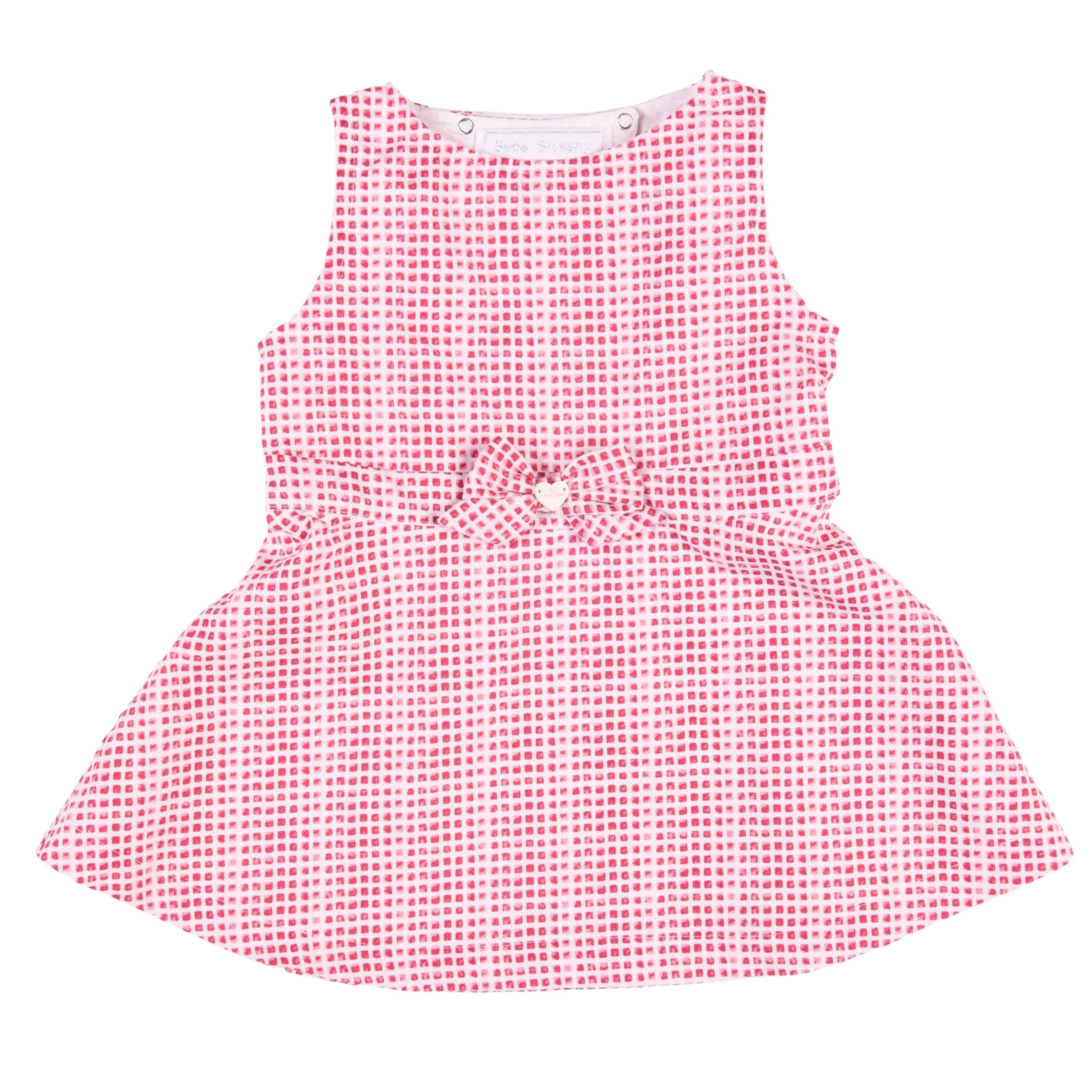 Edina | Girls Pink Check Dress