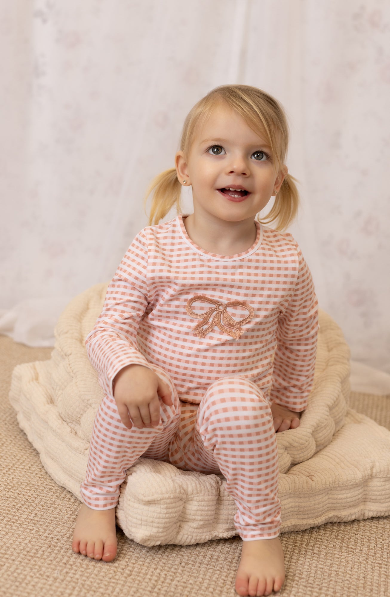 Checked Fringe Pjs