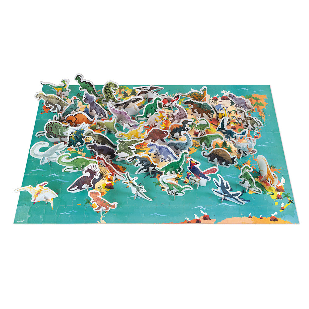 Educational Puzzle - The Dinosaurs - 200 Pcs