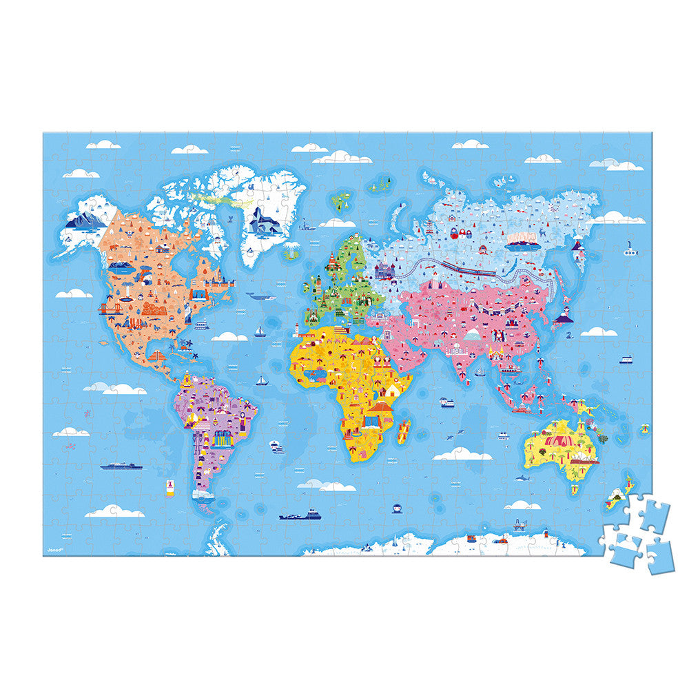 Educational Puzzle - World Curiosities - 350 Pcs