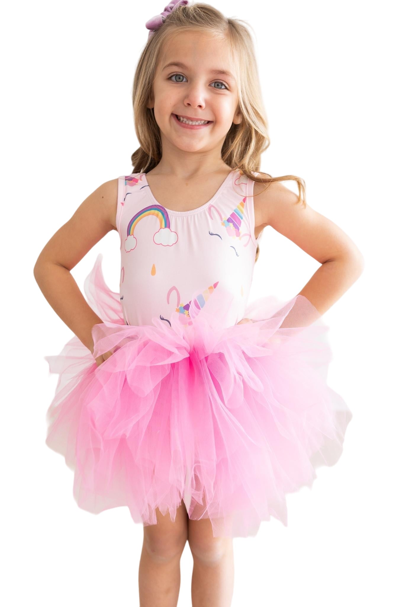 Bubblegum Unicorn Tank Tutu Leotard