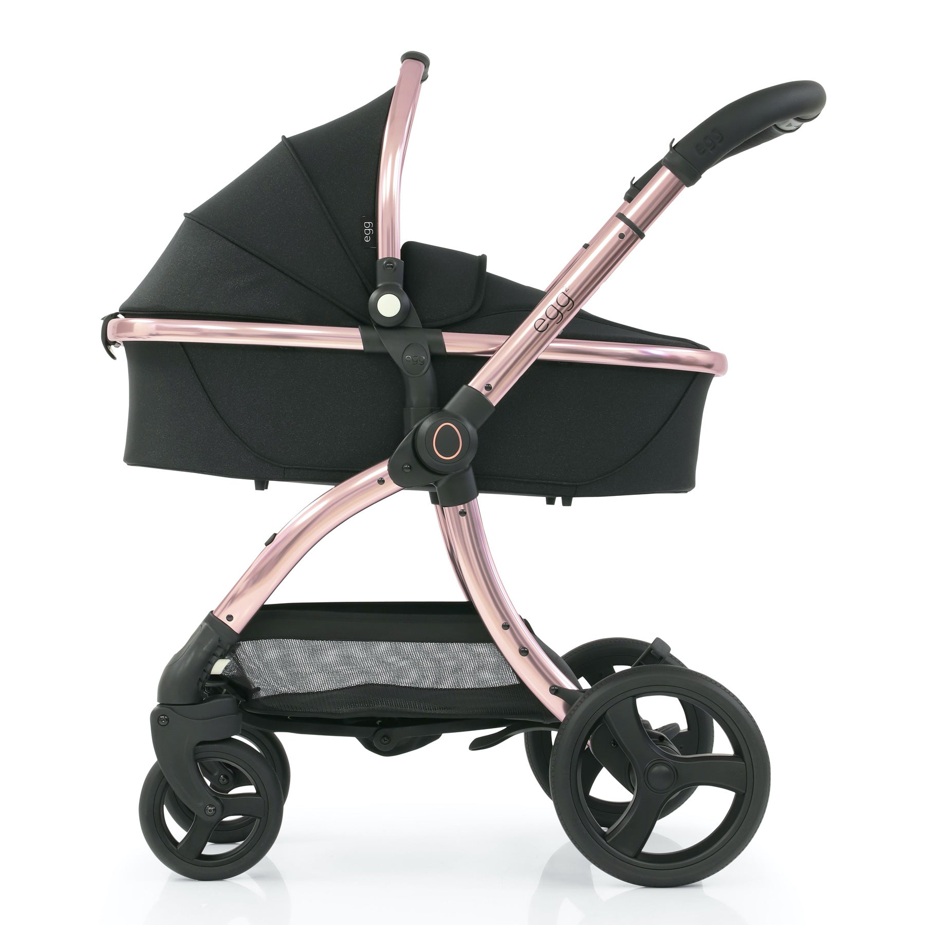 Egg2® Stroller & Carry Cot In Diamond Black Bundle