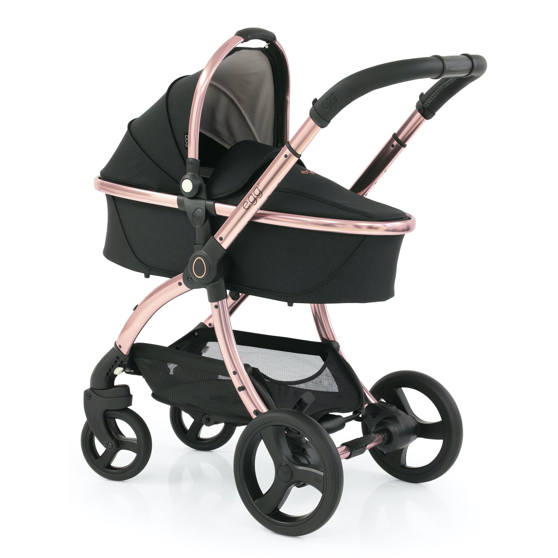 Egg2® Stroller & Carry Cot In Diamond Black Bundle