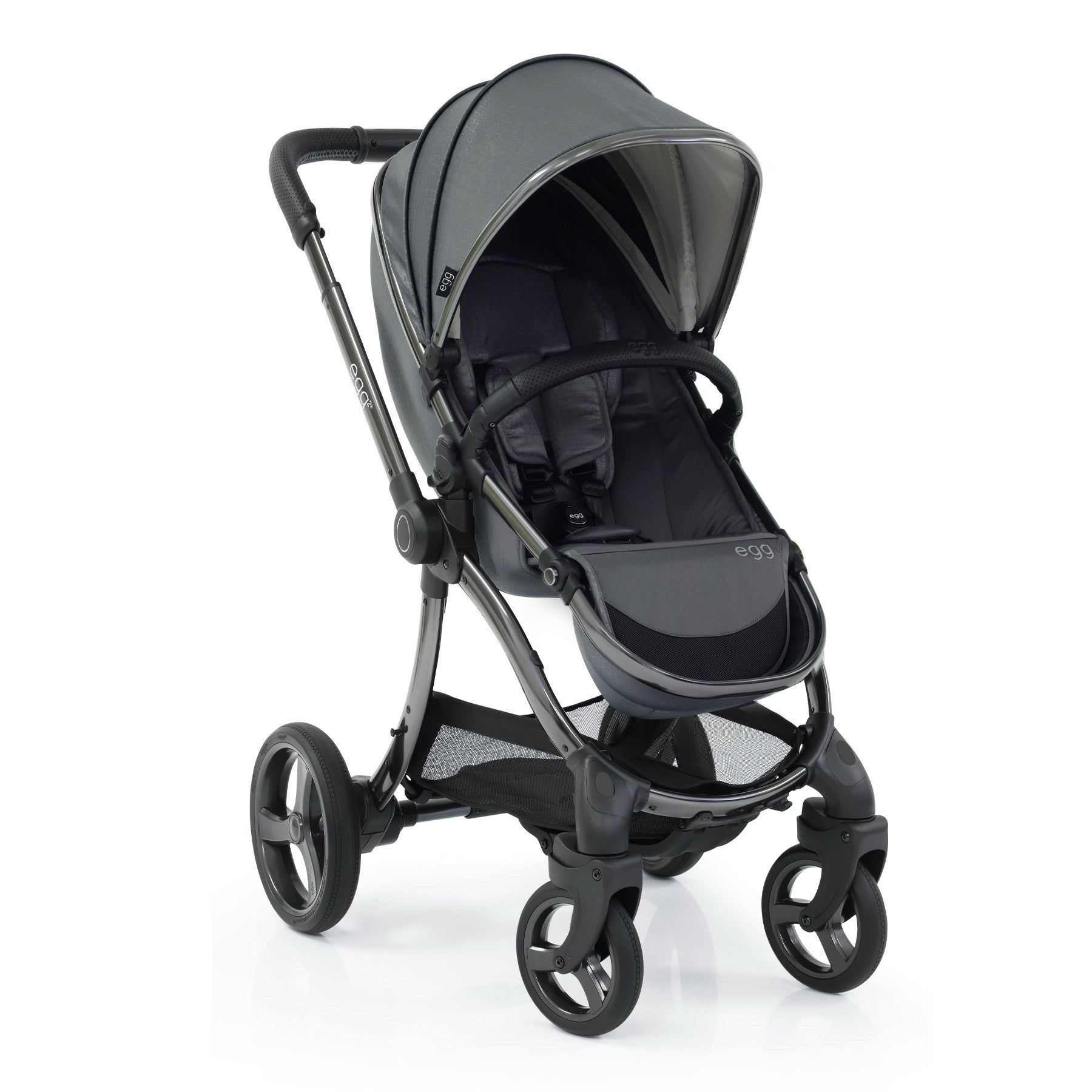 Egg2® Stroller & Carry Cot In Jurassic Grey Bundle