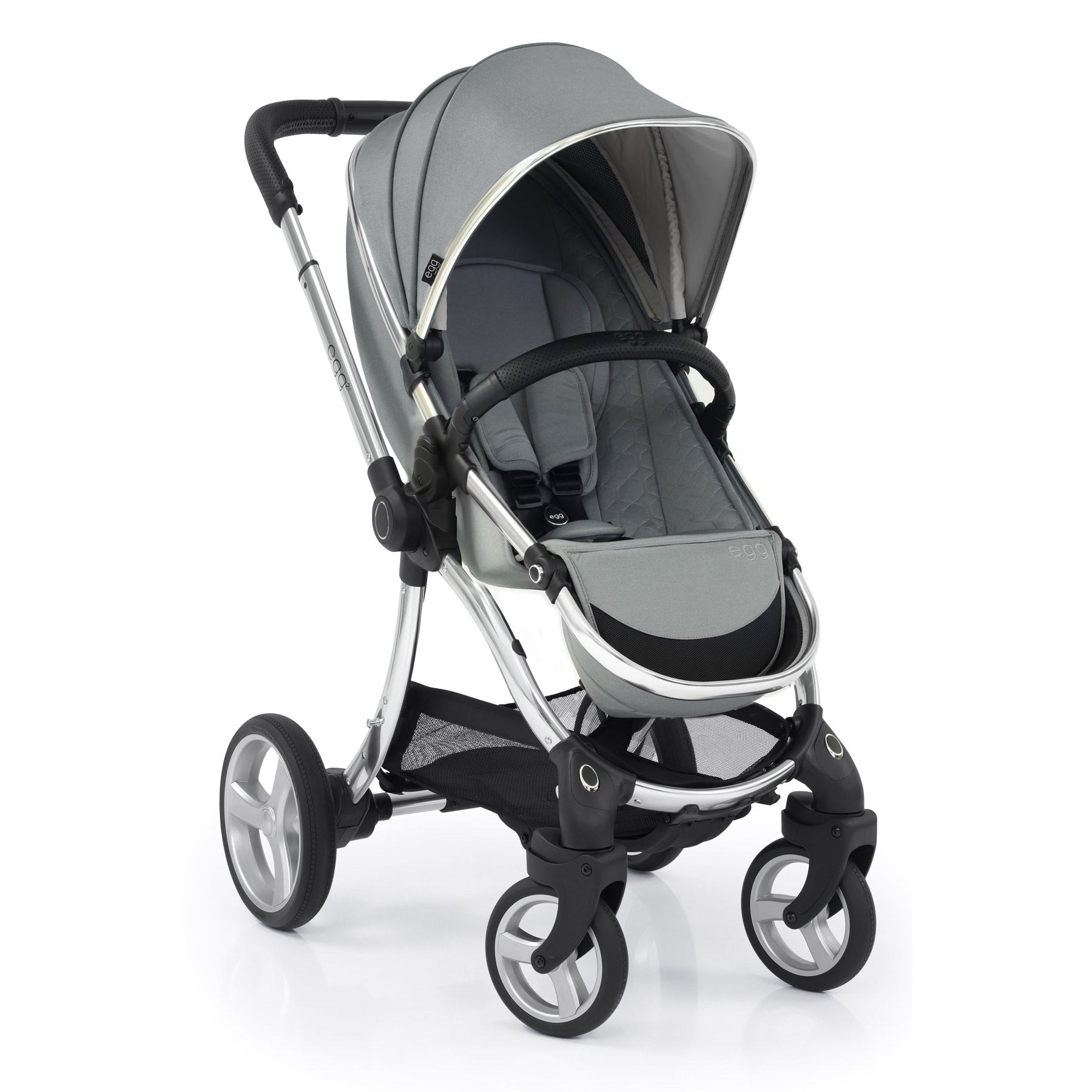 Egg2® Stroller & Carry Cot In Monument Grey Bundle