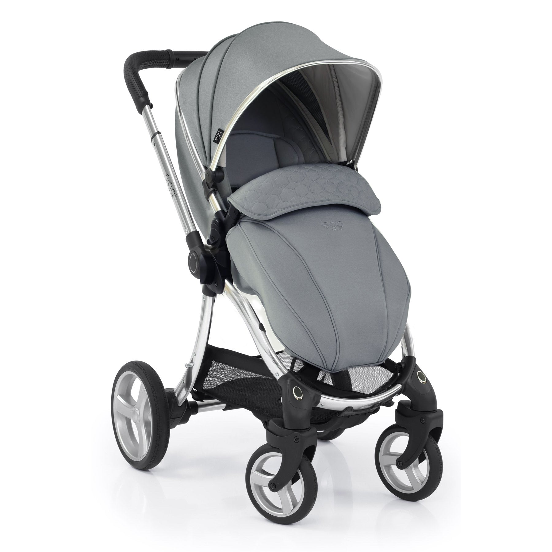 Egg2® Stroller & Carry Cot In Monument Grey Bundle