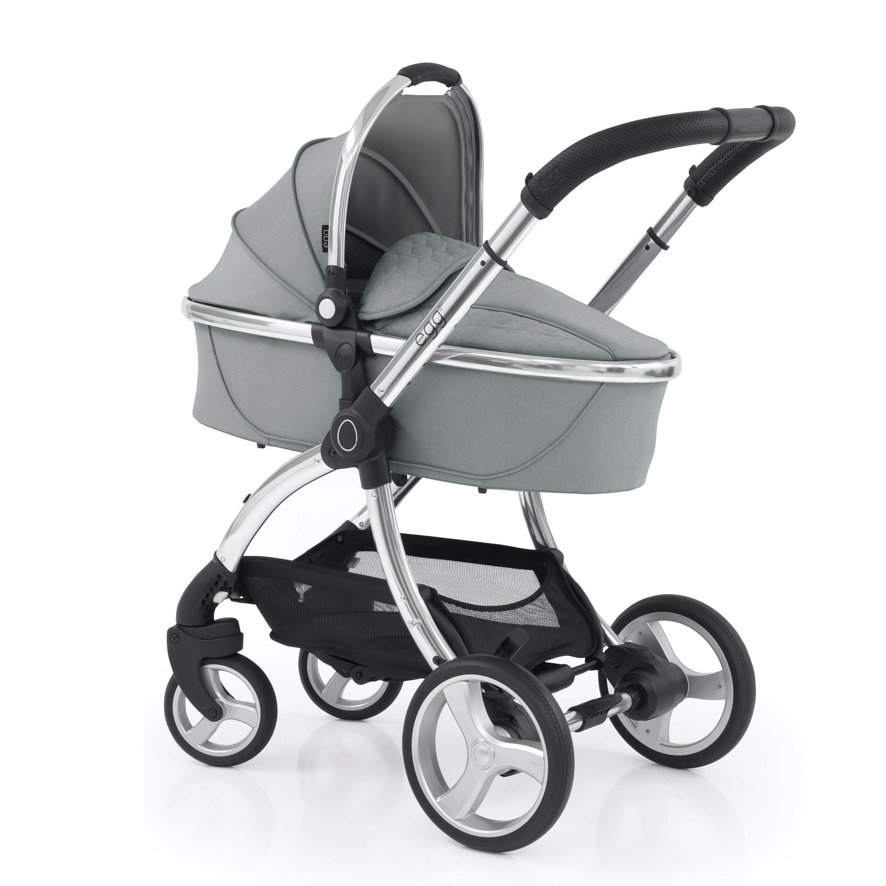 Egg2® Stroller & Carry Cot In Monument Grey Bundle