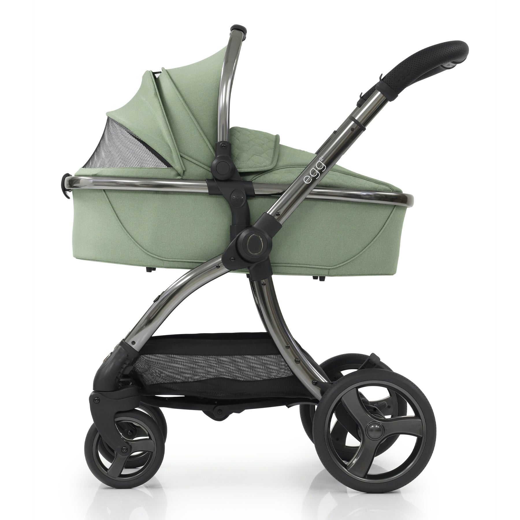 Egg2® Stroller & Carry Cot In Sea Grass Bundle