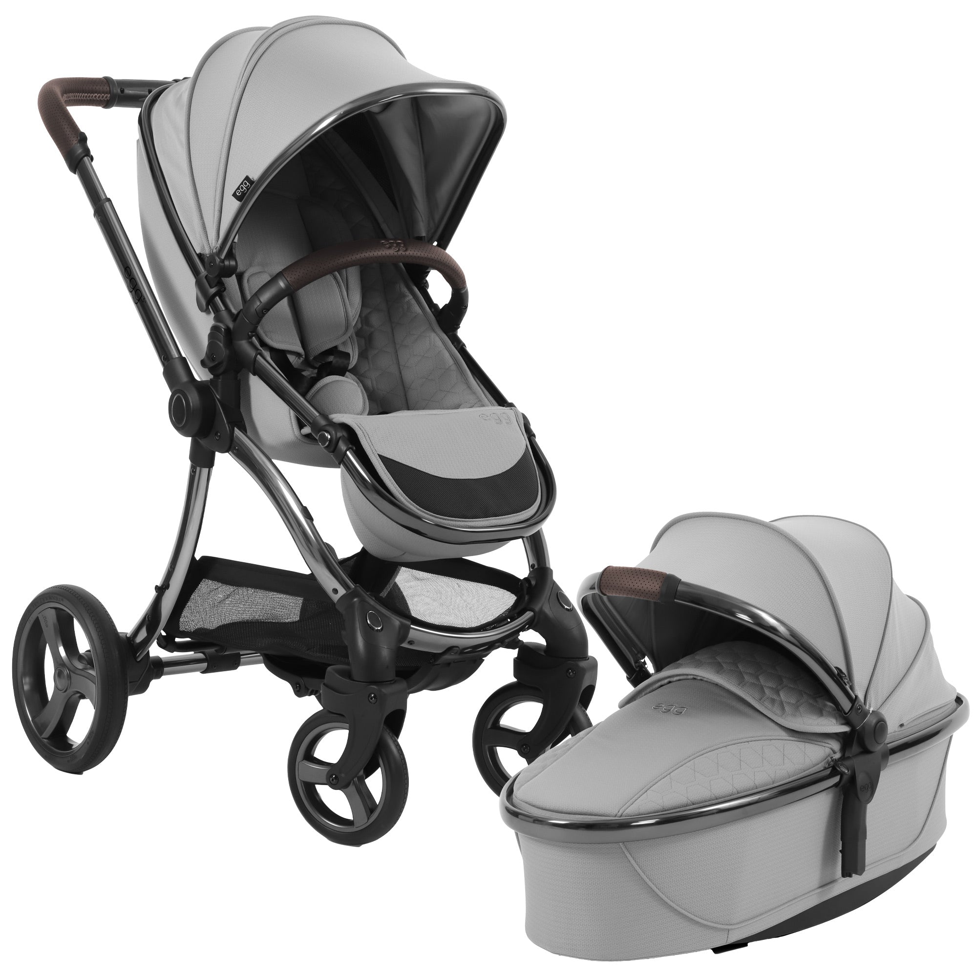 Egg3® Stroller & Carry Cot In Glacier Bundle