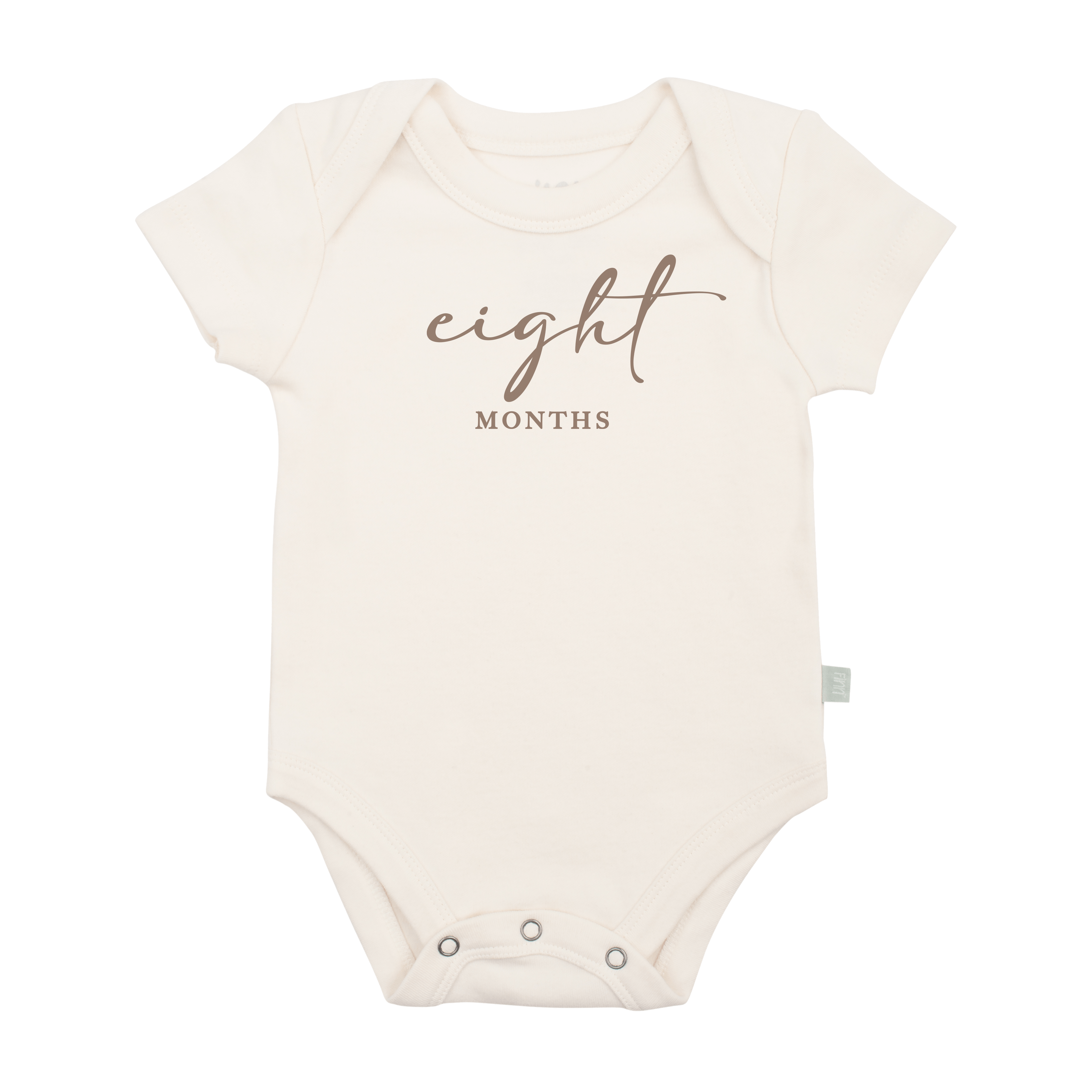 Graphic Bodysuit | Eight Months Milestone Taupe