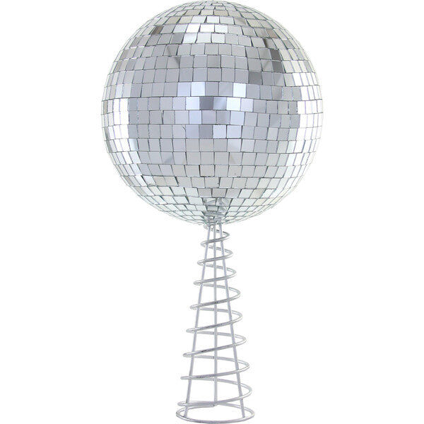 Disco Tree Topper, Silver