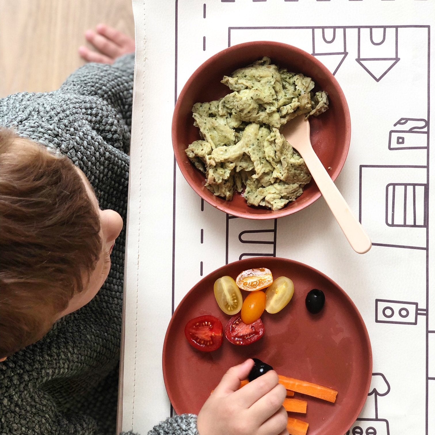 Bamboo Kids Bowl - Set Of 4 - Terracotta