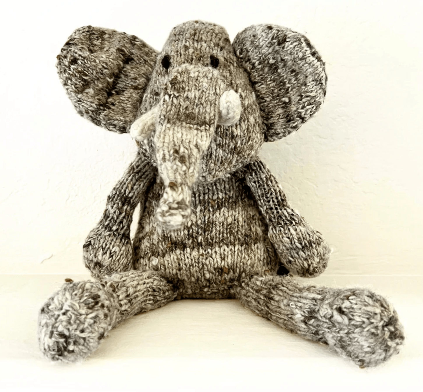 Wool Knit Buddy  | Elliott The Elephant