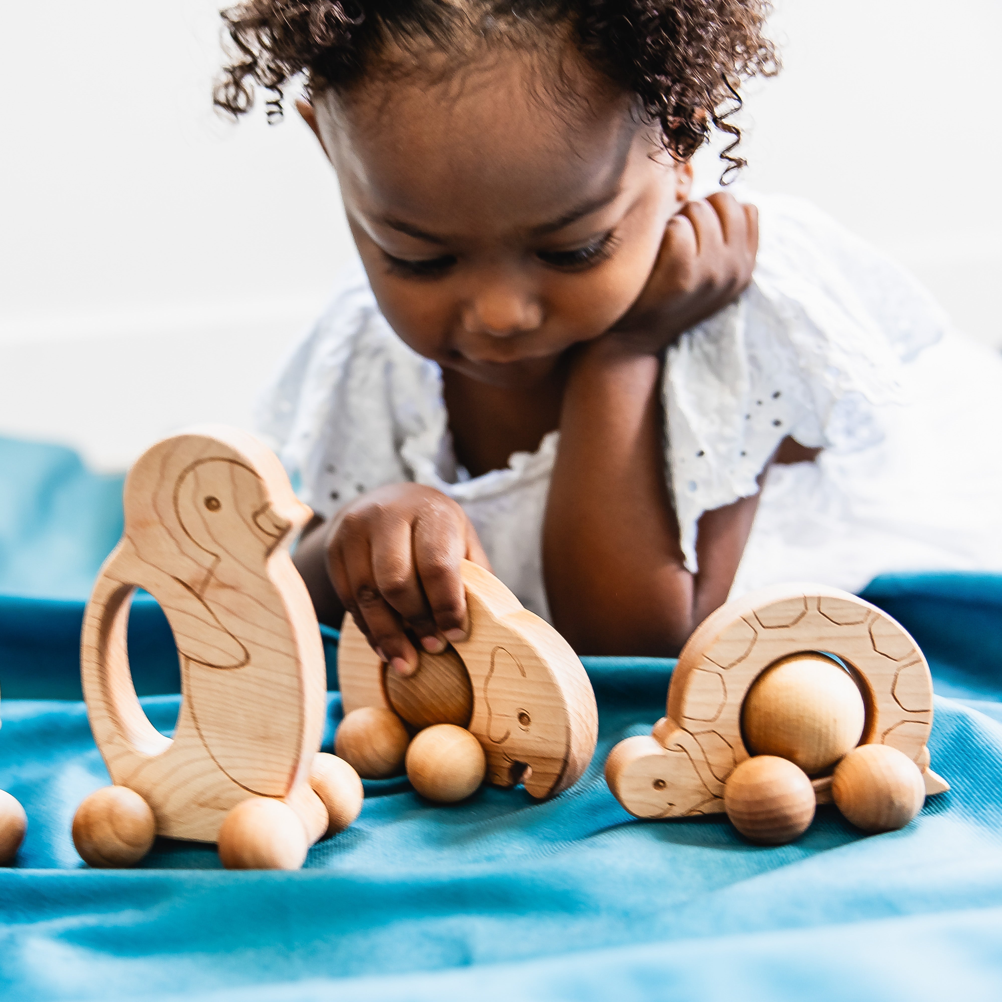 Roly Poly Elephant Push Toy | Made In The Usa 🇺🇸