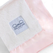 Luxury Satin Border Lovey - Pink