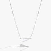 Initial A Precious Elongated Necklace