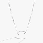 Initial C Precious Elongated Necklace
