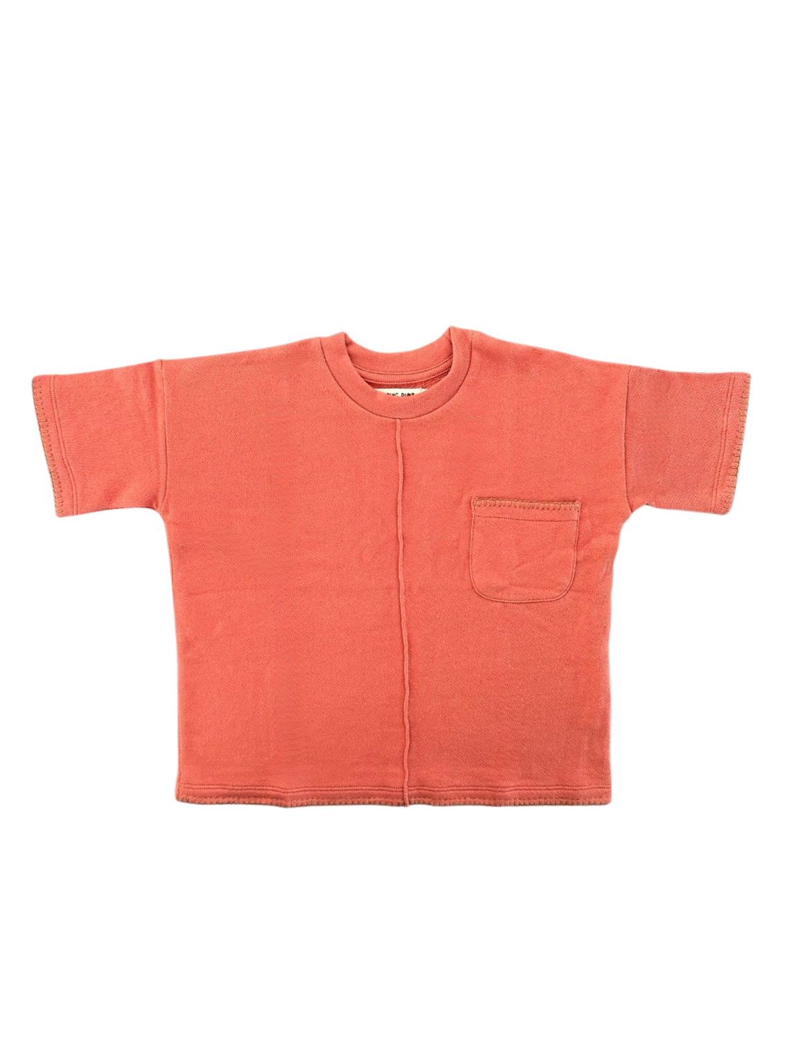French Terry Top – Pima Cotton, Hand-embroidered (kids)