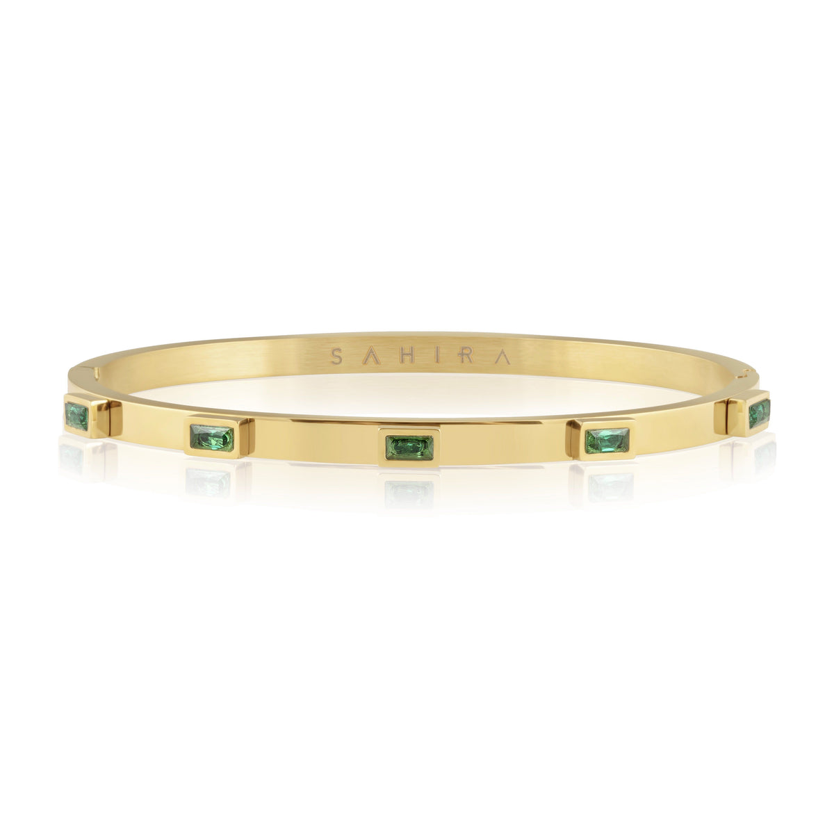 Emerald Baguette Stackable