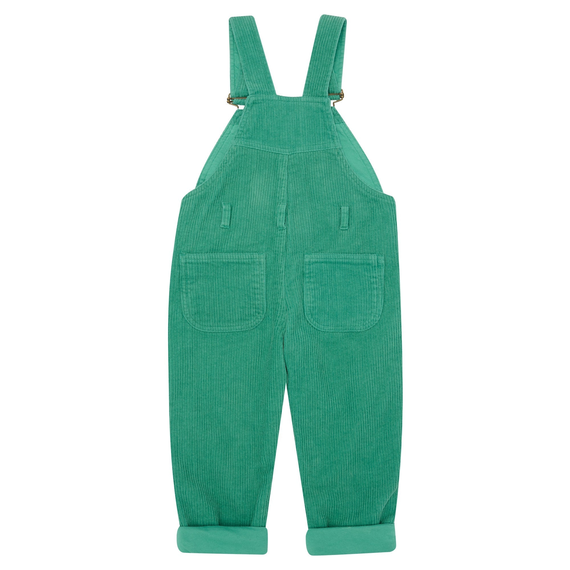 Emerald Chunky Cord Dungarees