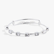April Birthstone Emerald Cut Bangle