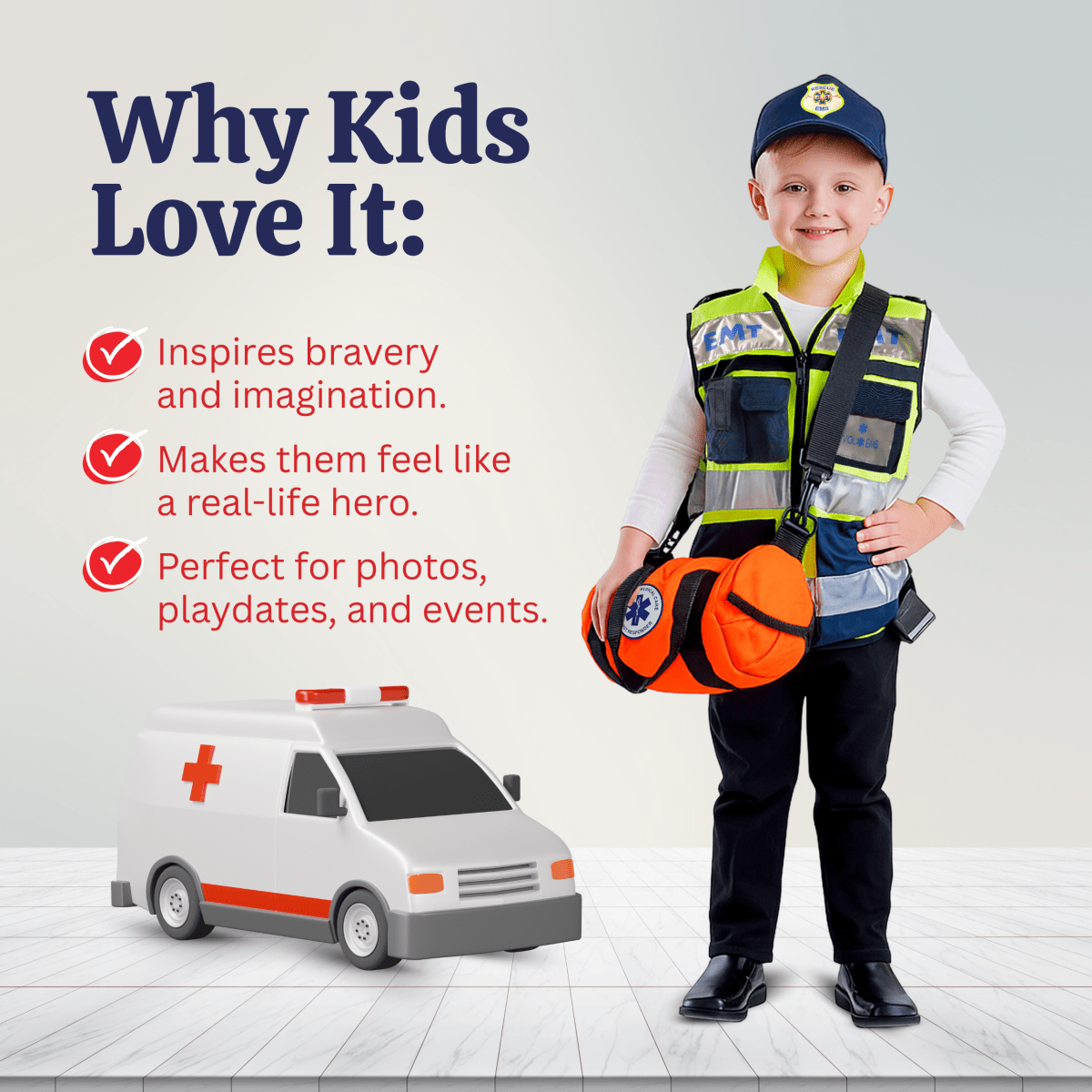 Emt Costume - Kids