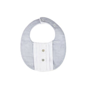 Eny | Baby Boys Blue Striped Cotton Bib