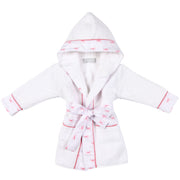 Eny | Girls Bow-print Personalised Bathrobe