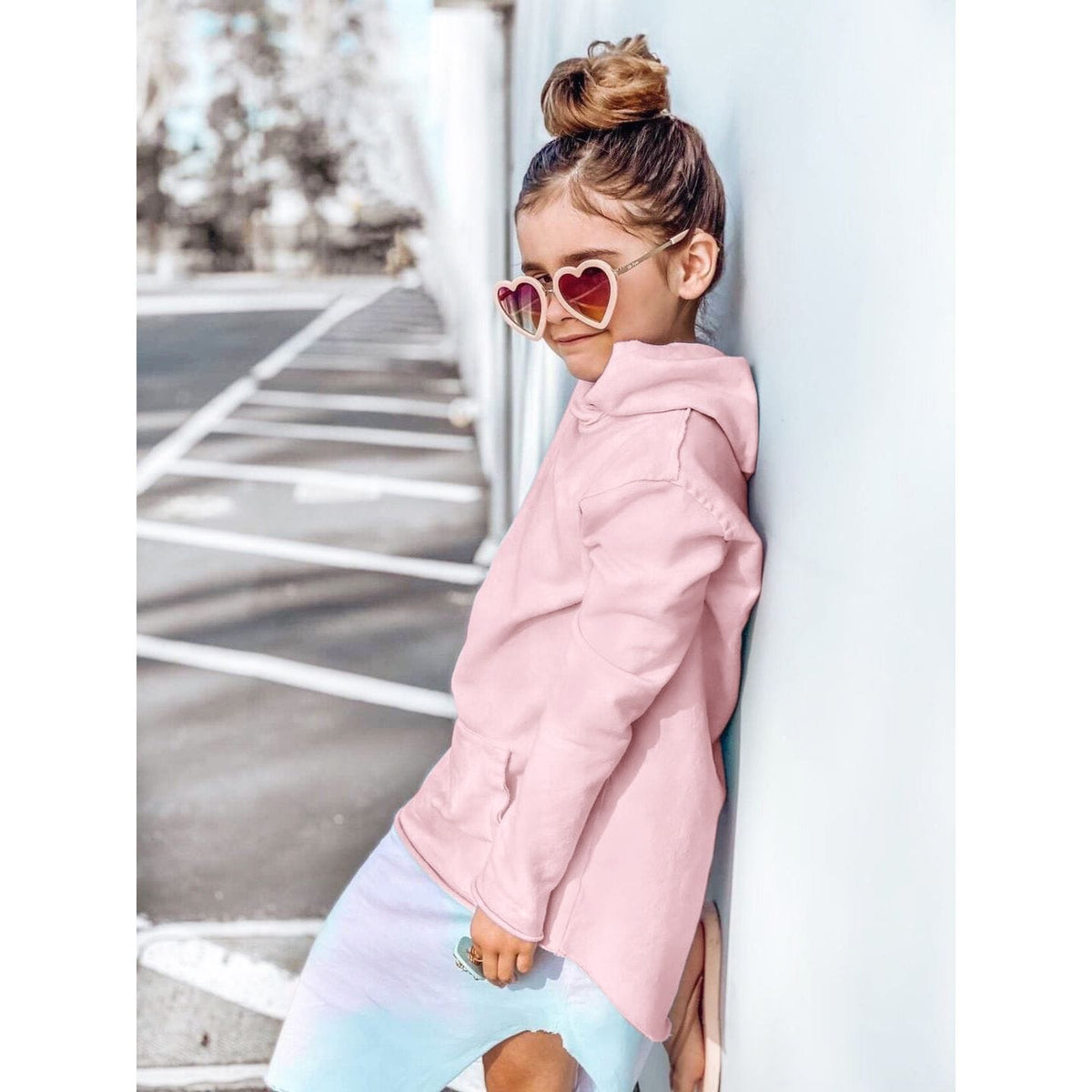 Organic Benji Hoodie Pink