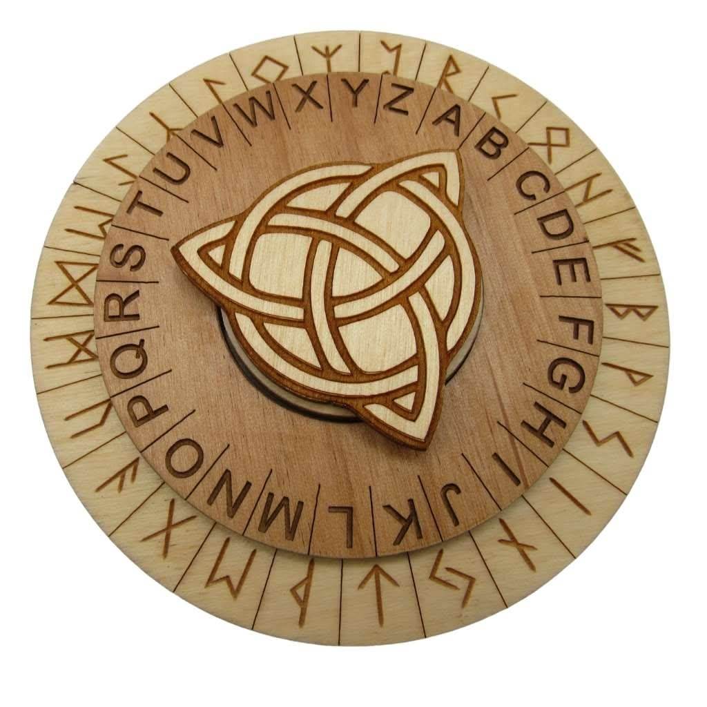 Escape Room Cipher Wheel – Norse Runes Puzzle Prop