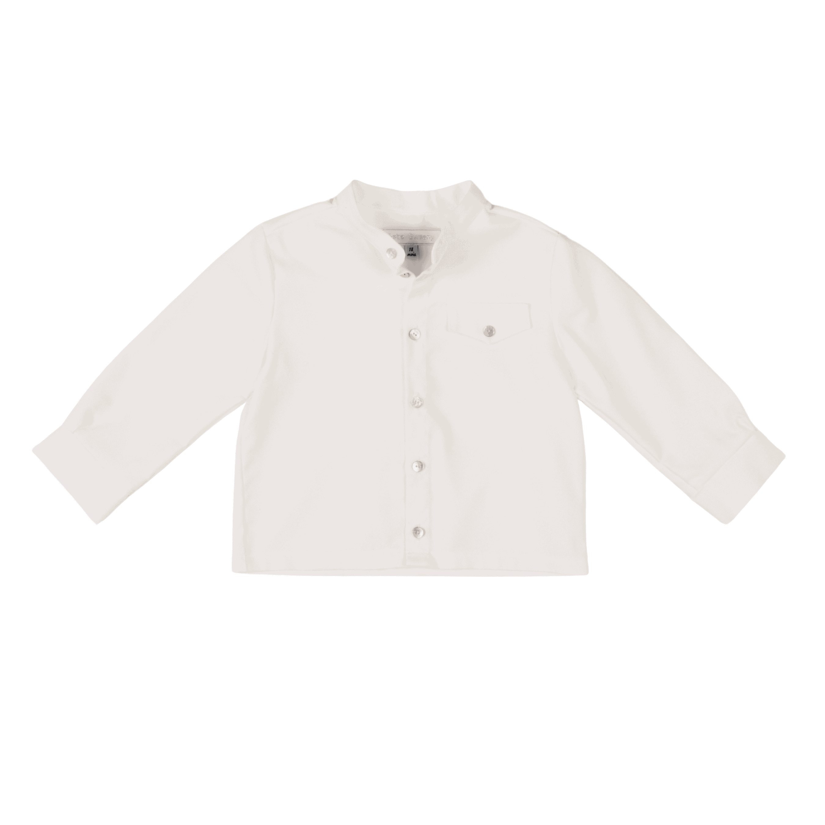 Eton | Boys Ivory Collarless Cotton Shirt