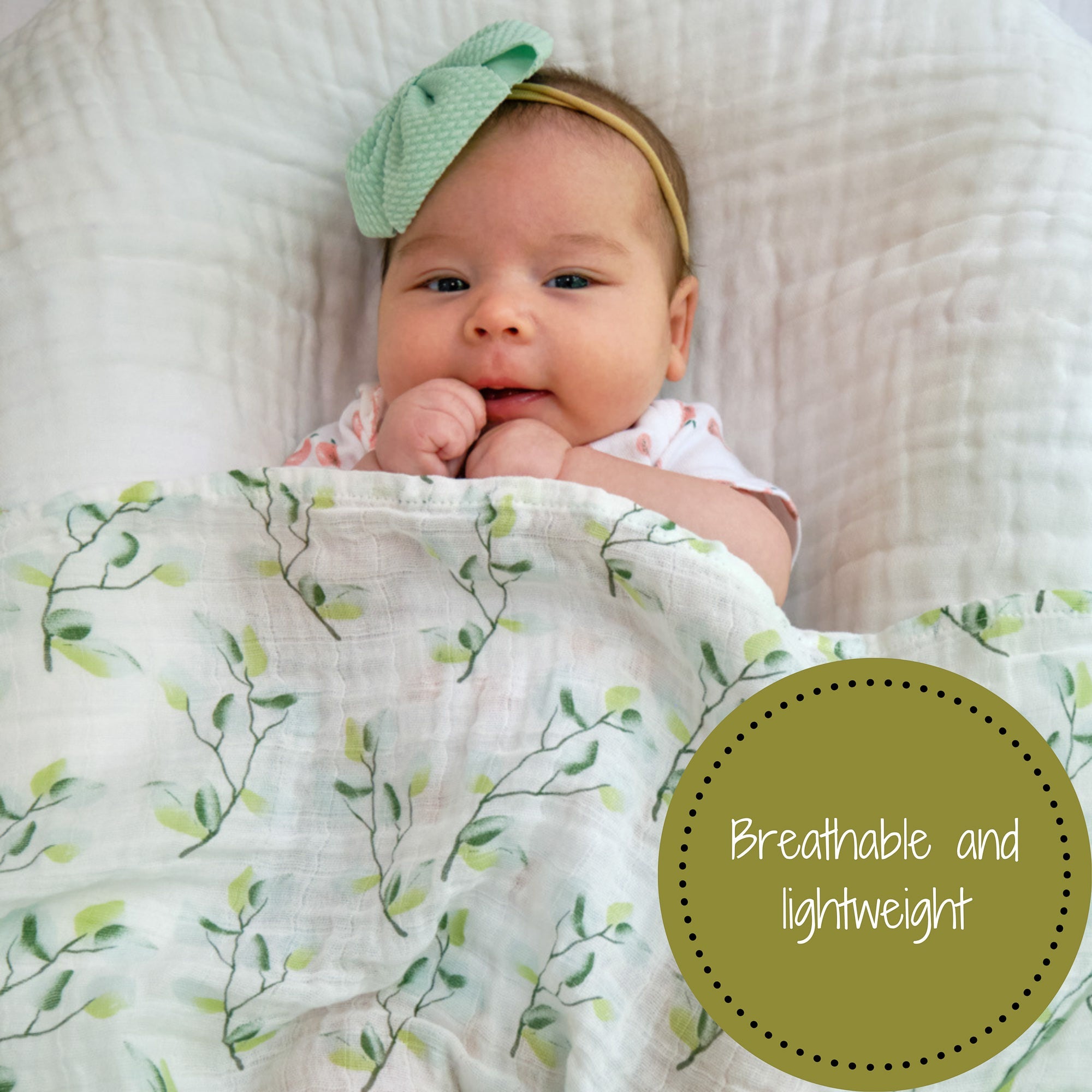 Relaxing Eucalyptus Swaddle Blanket