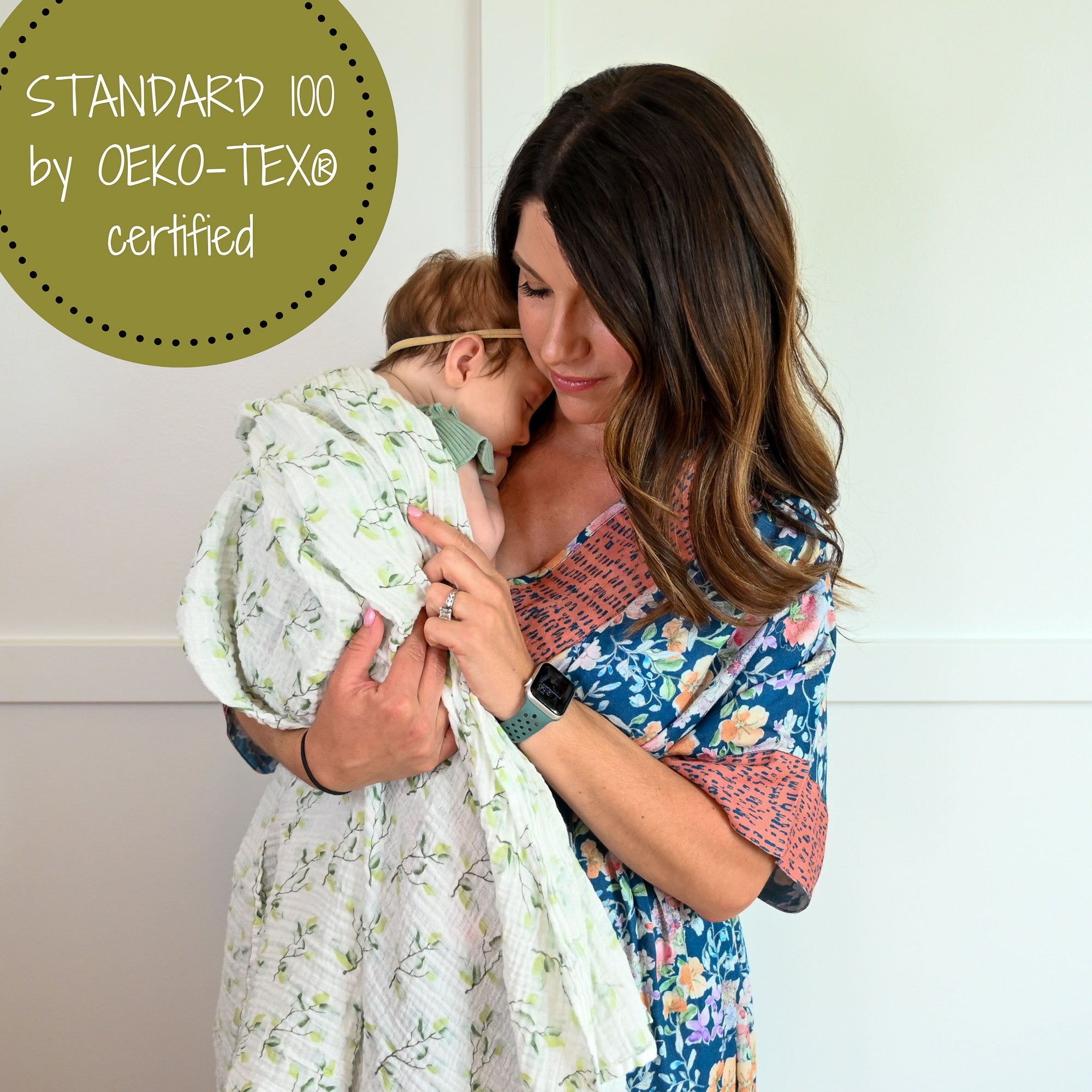 Relaxing Eucalyptus Swaddle Blanket