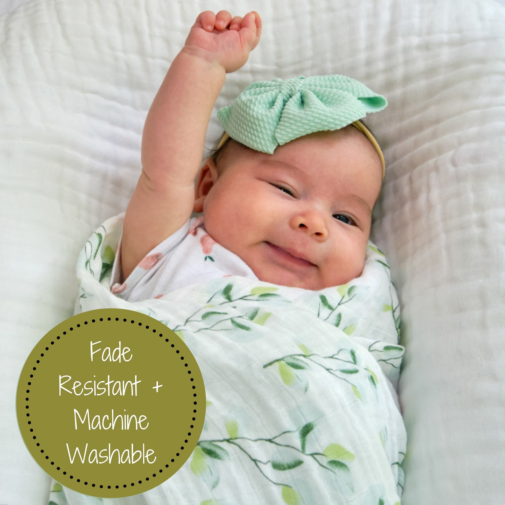 Relaxing Eucalyptus Swaddle Blanket