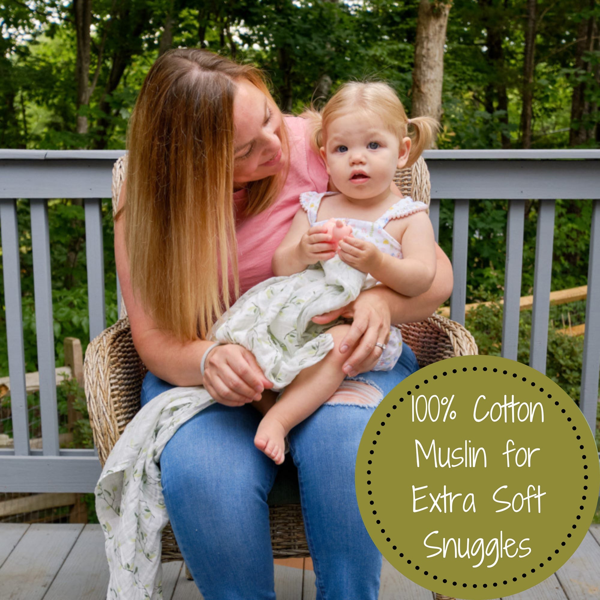 Relaxing Eucalyptus Swaddle Blanket