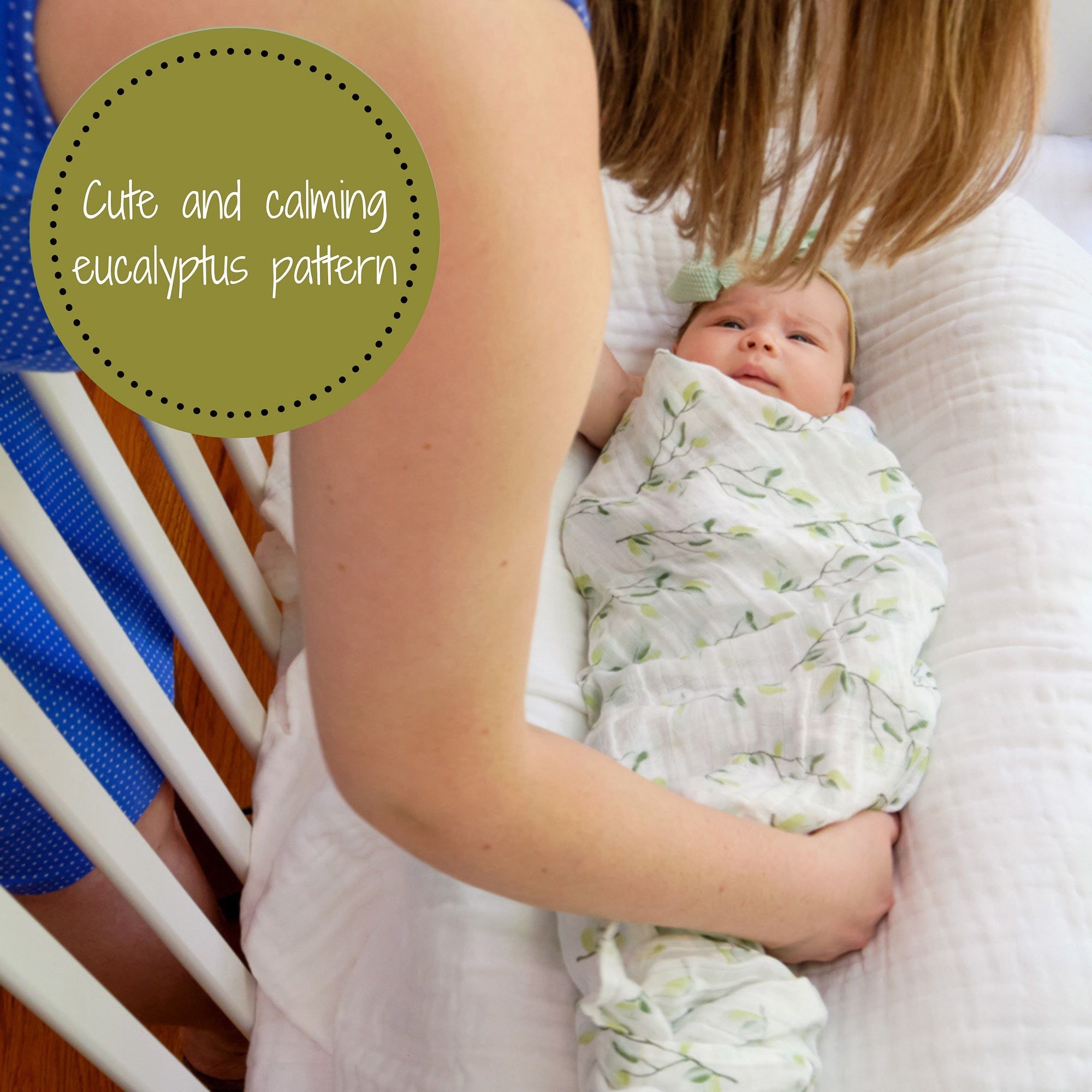 Relaxing Eucalyptus Swaddle Blanket