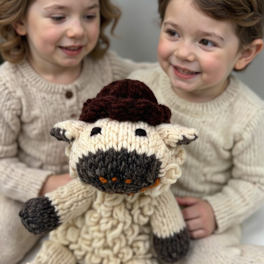 Wool Knit Buddy  | Sawyer The Sheep