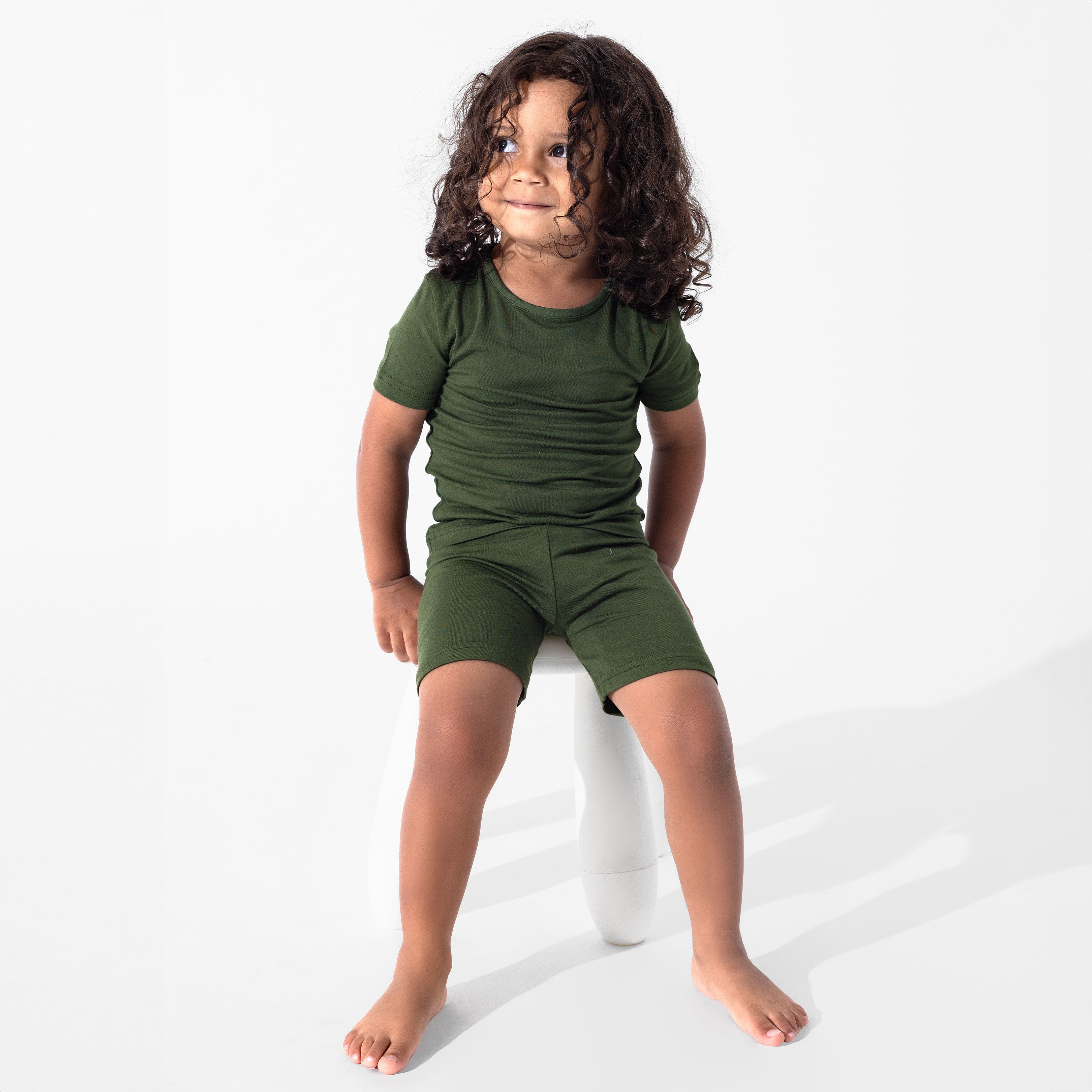 Evergreen Bamboo Kids Pajama Short Set