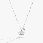 Evil Eye Duo Charm Necklace