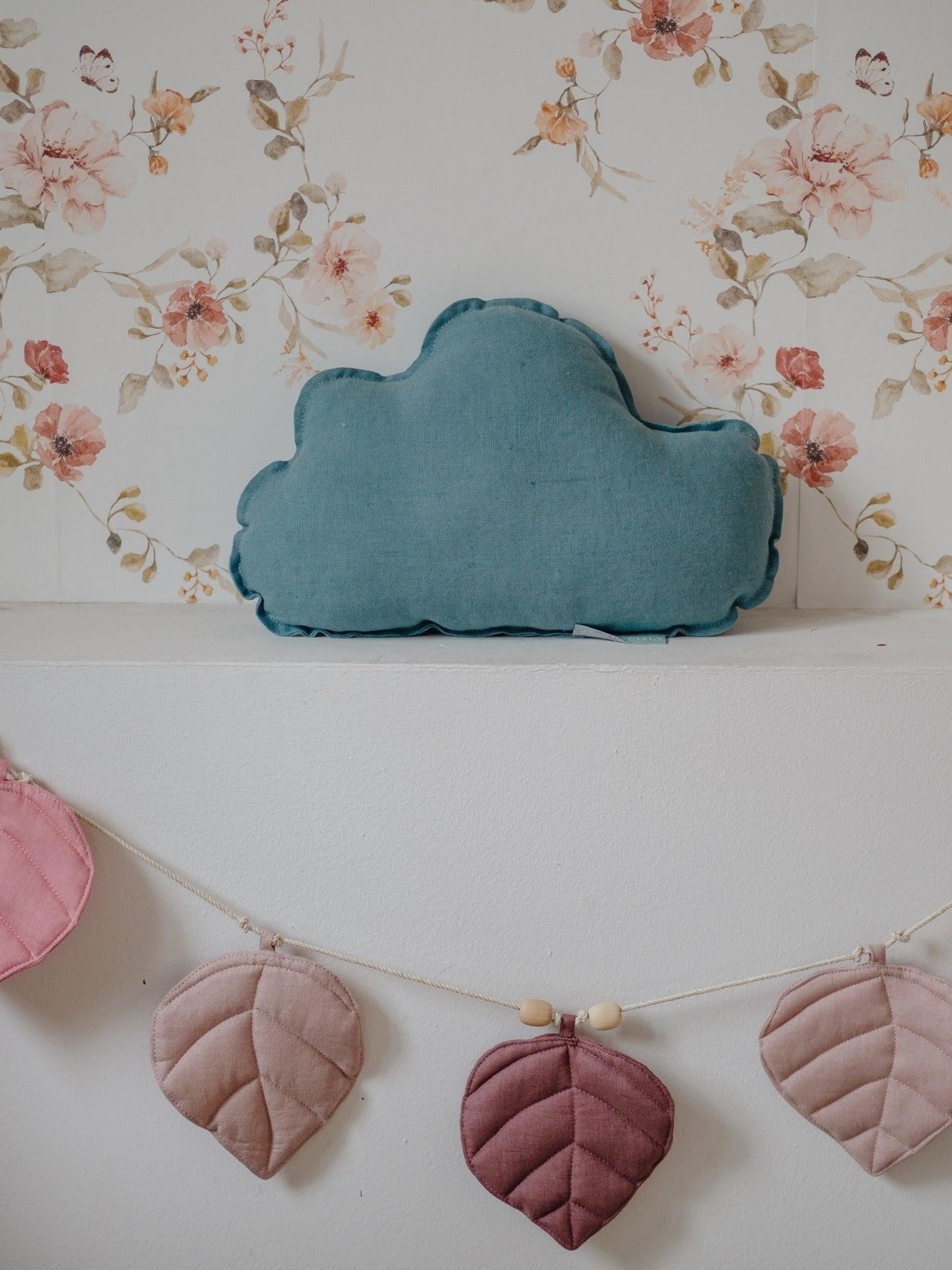 Linen Eye Of The Sea Cloud Pillow