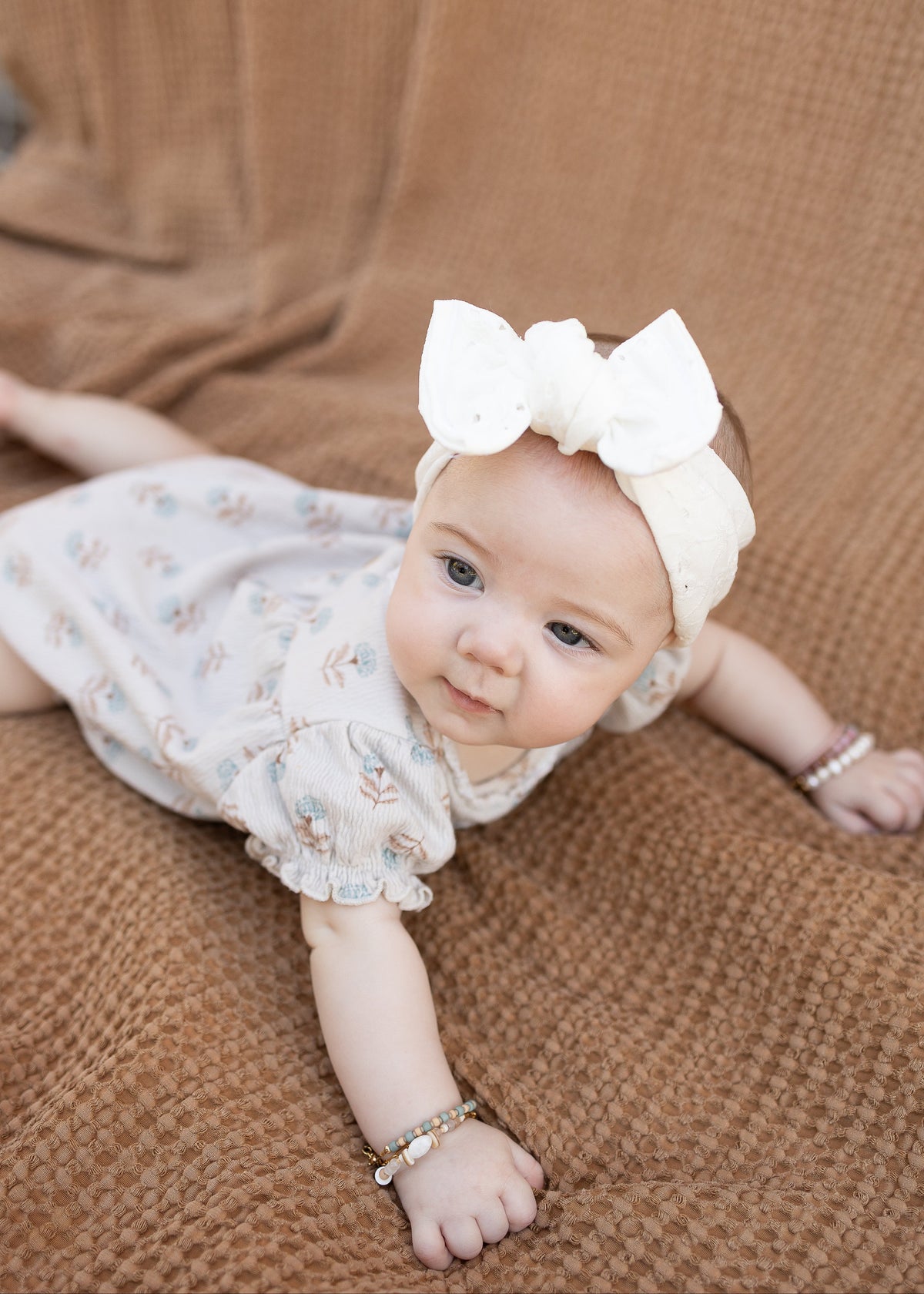 Ivory Eyelet Bows
