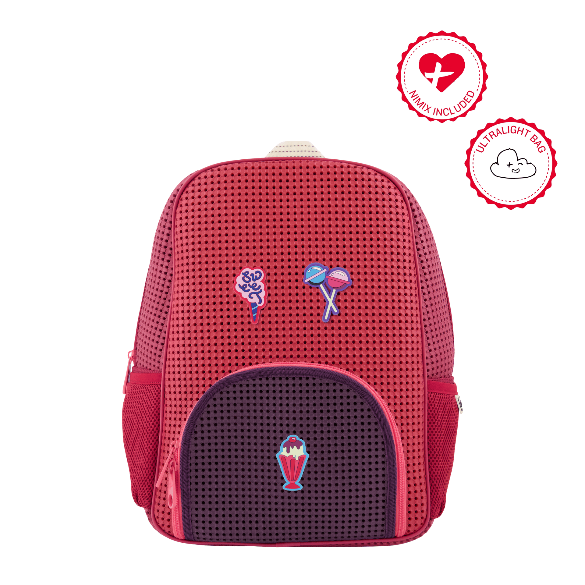 Starter Xl Backpack Multi Rose With Nimix Confection Set Bundle