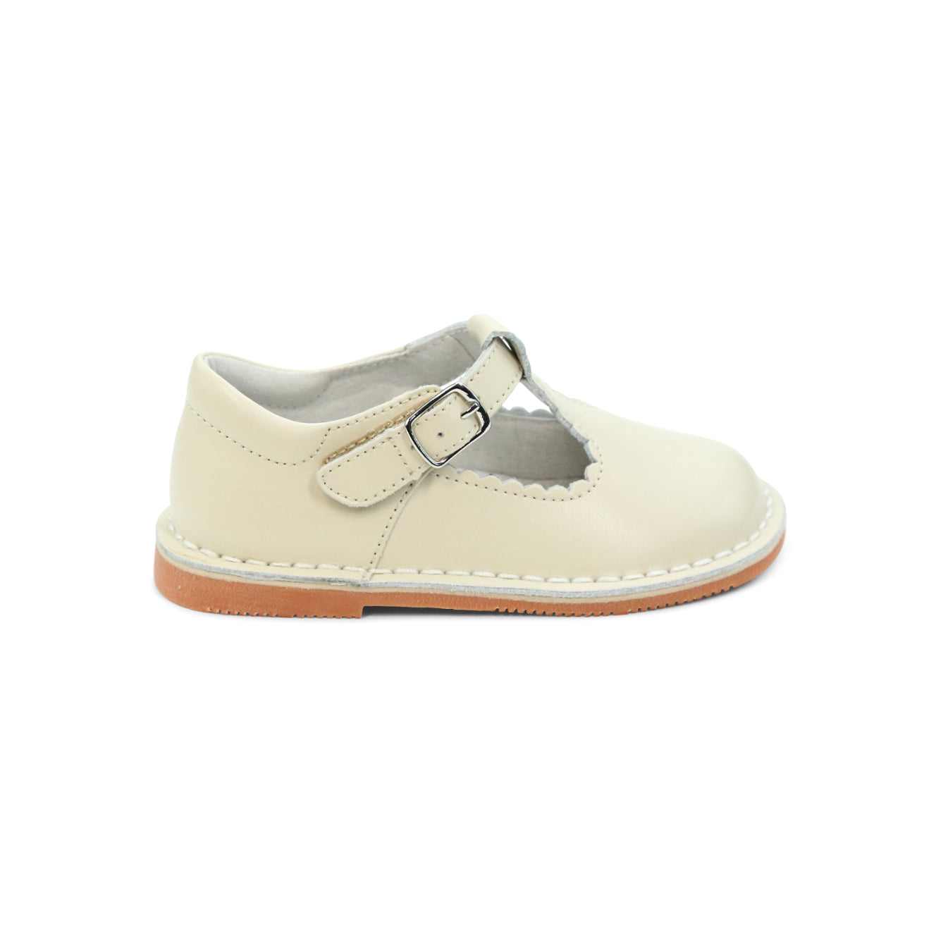 Selina Scalloped T-strap Mary Jane