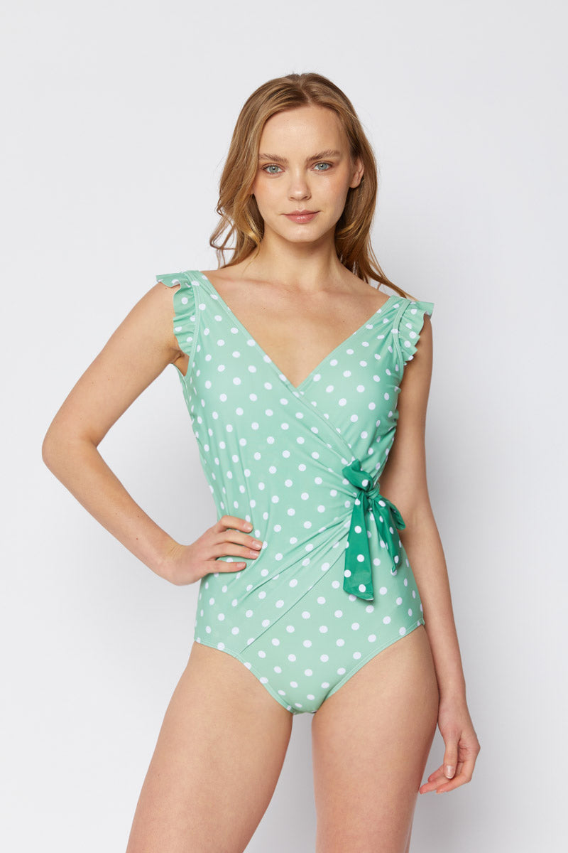 K4708-mint/wht Dot