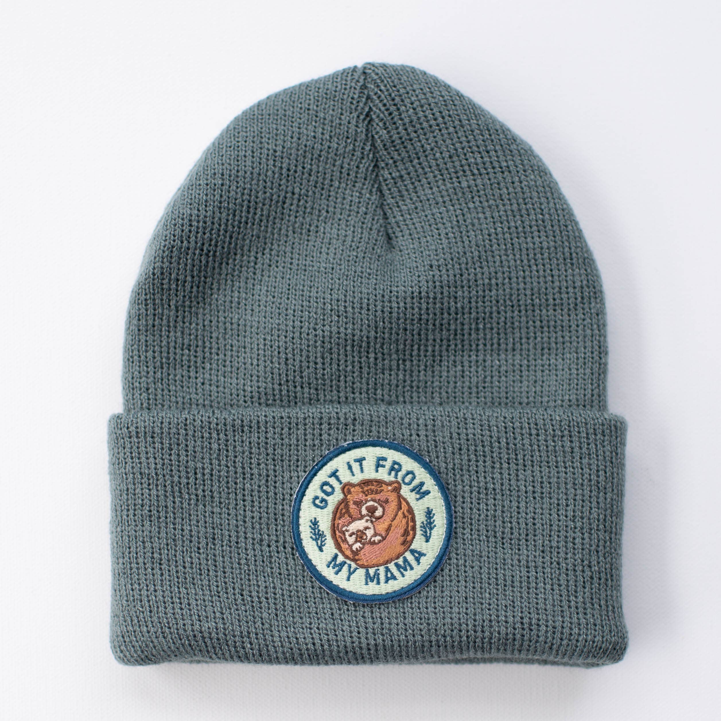Got It From My Mama Bear Spruce Infant/toddler Beanie